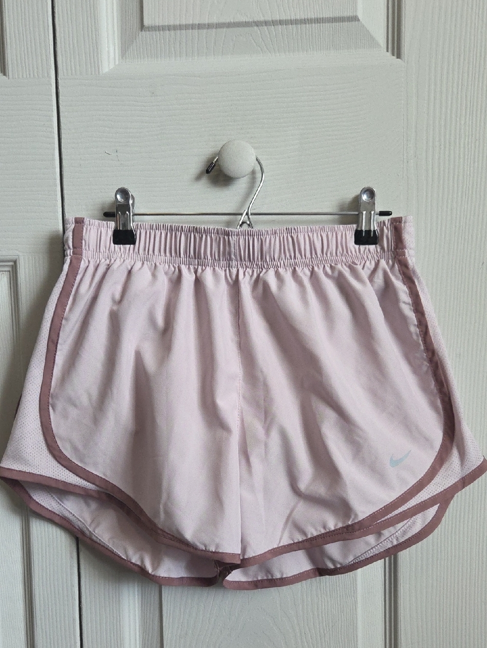 Nike Women’s Pale Pink Athletic Running Shorts
